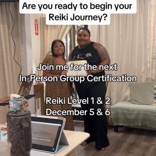 If you’ve been feeling called to learn Reiki, this is your sign! 🤍✨

I’m so excited to announce my FINAL in-person group Reiki Certification of 2026!

Join me on December 5 & 6 for two full days of learning, practicing, and connecting with Reiki energy.

🌿 Saturday, December 5: Reiki Level 1

Learn how to work with Reiki energy to support your own healing, reconnect with yourself, and begin sharing Reiki with your close friends and family.

🌿 Sunday, December 6: Reiki Level 2

Take your practice even further by learning the Reiki symbols, how to send Distance Reiki, and how to begin working with others as a certified Reiki Practitioner.

Your training also includes:

✨ Printed student manuals for both levels
✨ Reiki Level 1 & 2 Certificates
✨ 21-Day Attunement Journal
✨ Your own deck of Oracle Cards
✨ Crystal Starter Set
✨ Spiritual Business Guide
✨ Hands-on practice and guidance
✨ Lifetime access to my online Reiki training portal
✨ Access to our private Facebook community

One of my favorite things about teaching Reiki in person is watching my students realize what they’re capable of. Whether you’re here to begin your own healing journey or eventually turn your passion for helping others into a career, it all starts with learning how to work with your own energy.

I intentionally keep my group classes small so everyone has the opportunity to ask questions, practice, and receive personalized guidance throughout the weekend.

📅 December 5 & 6, 2026
⏰ 9 AM – 6 PM both days
📍 Sage + Lotus Healing | Antioch, CA

Spaces are limited, and this is my last group certification of the year!

If you’ve been waiting for the right time to begin your Reiki journey, I’d love to be your teacher.

🤍 Reserve your seat through the link in my bio!